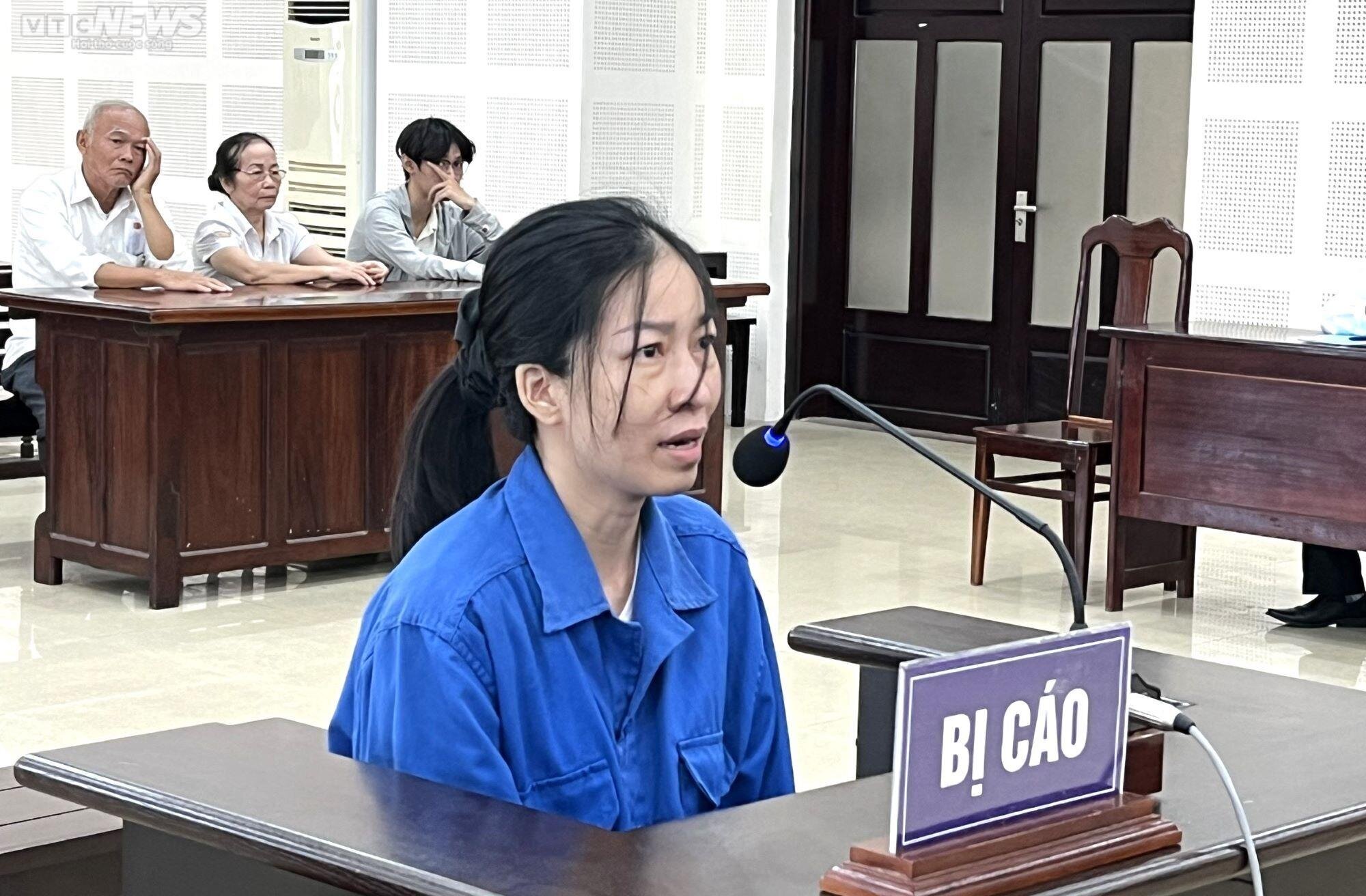 Lê Thị Ngọc Vân tại phiên xét xử.