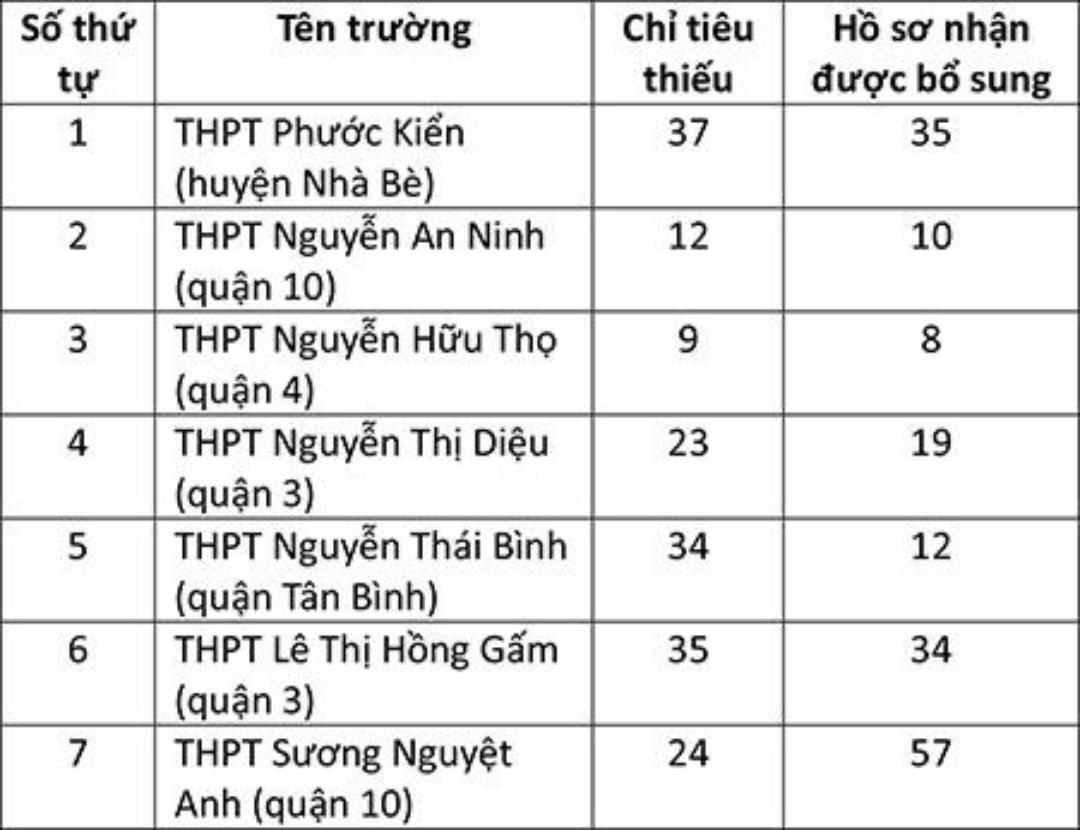 TP.HCM: 20.000 học sinh rớt lớp 10 công lập nhưng chỉ 1.000 đăng ký tuyển bổ sung - 3