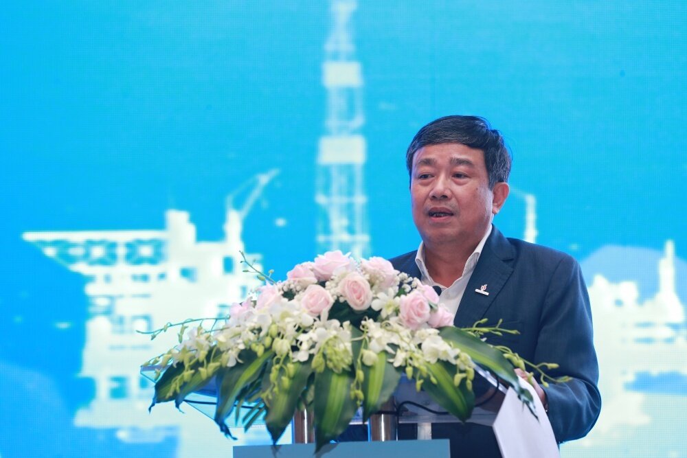 Ông Phạm Xuân Cảnh - Phó Bí thư Thường trực, Thành viên HĐTV Petro Vietnam phát biểu tại hội nghị.
