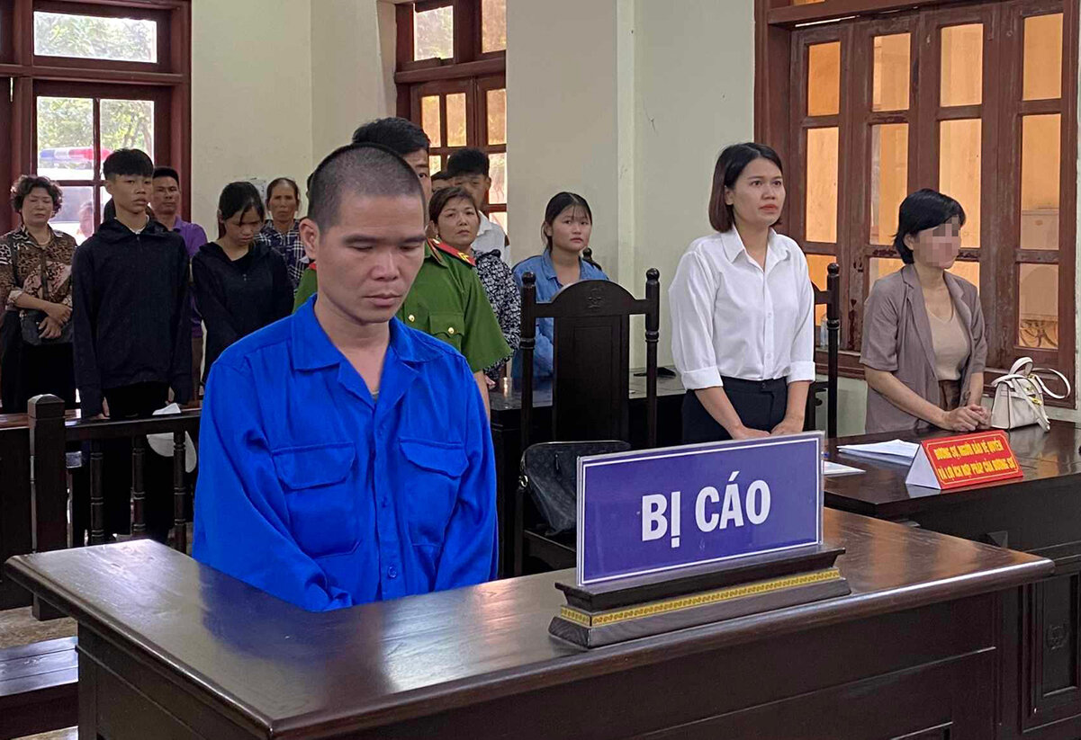 Đánh vợ bầu 7 tháng, Trần Văn Luân nhận tổng mức án 9 năm 6 tháng tù.
