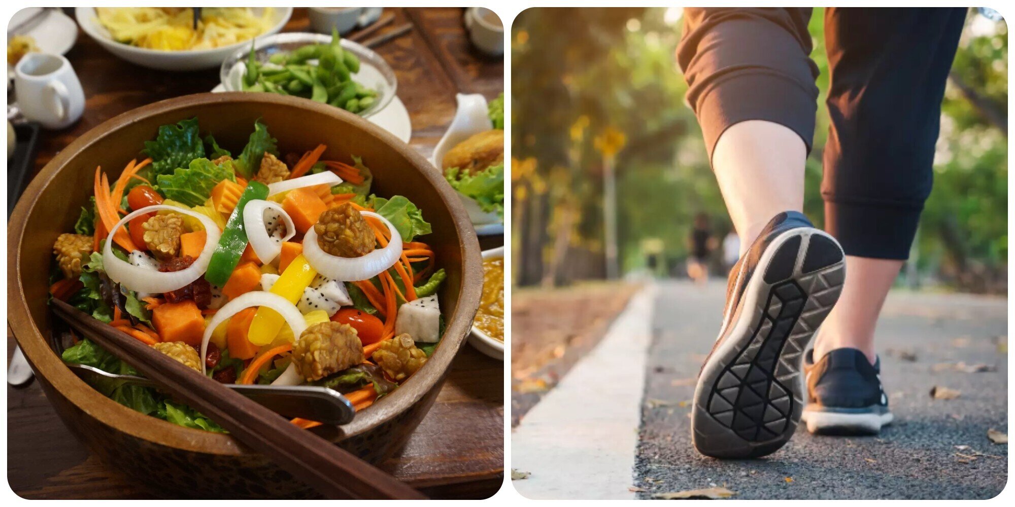 Đi bộ sau bữa tối mang lại nhiều lợi ích với sức khoẻ.