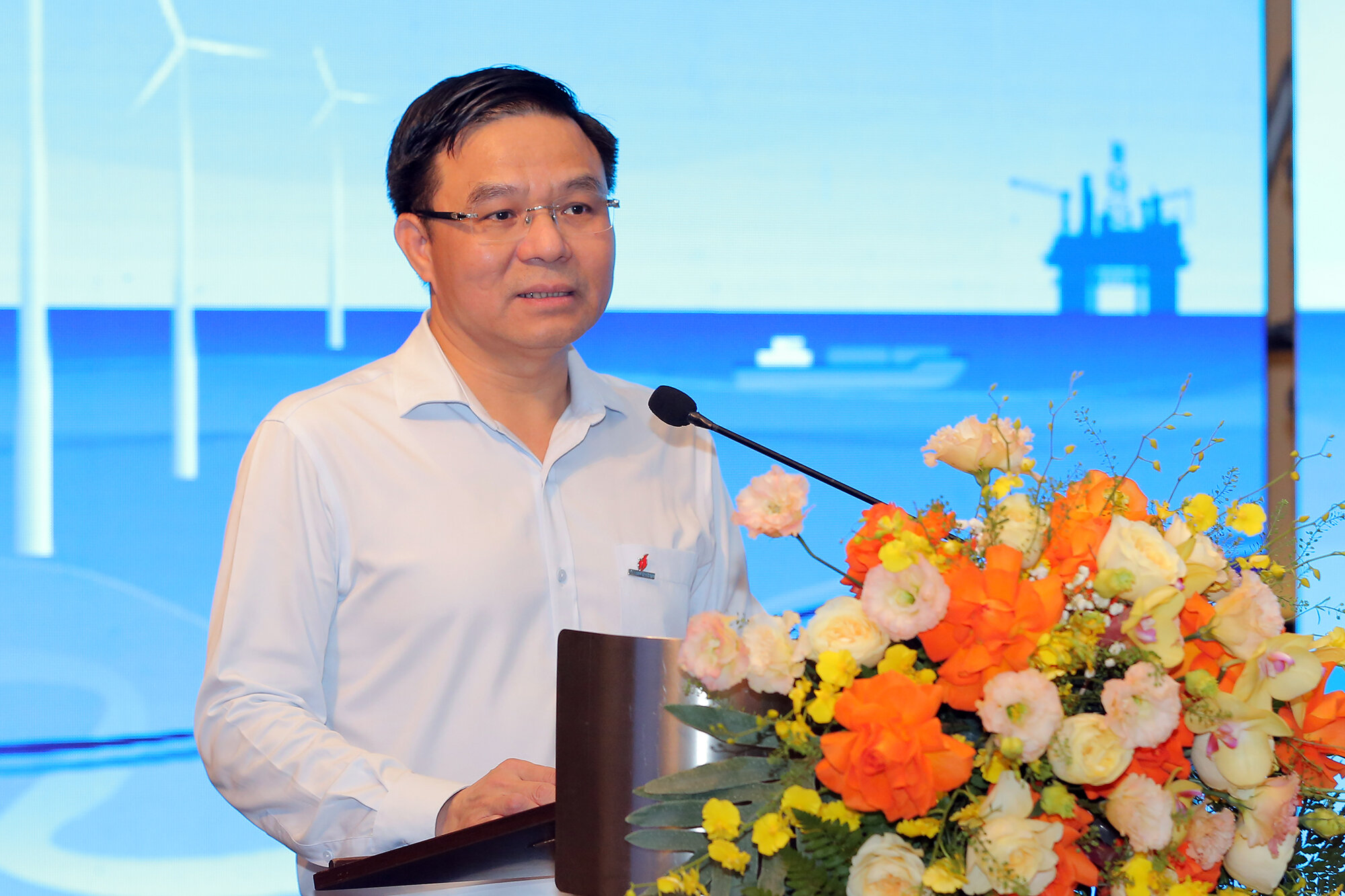 Tổng giám đốc Petro Vietnam Lê Mạnh Hùng kết luận hội nghị.