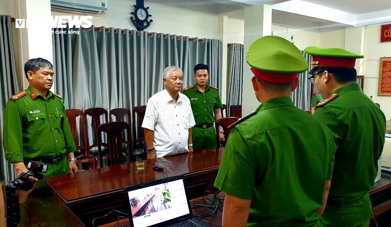 Ông Phạm Đình Cự tại trụ sở Công an tỉnh Phú Yên vào sáng 14/9.