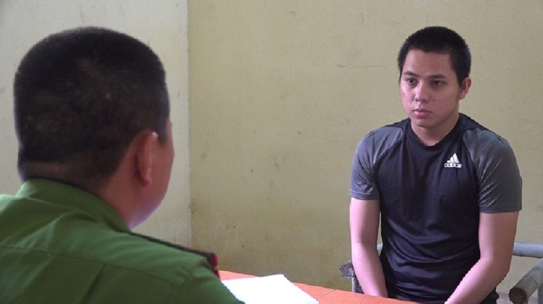 Võ Minh Thanh bị bắt giữ sau gần 2 năm lẩn trốn. (Ảnh: C.A)
