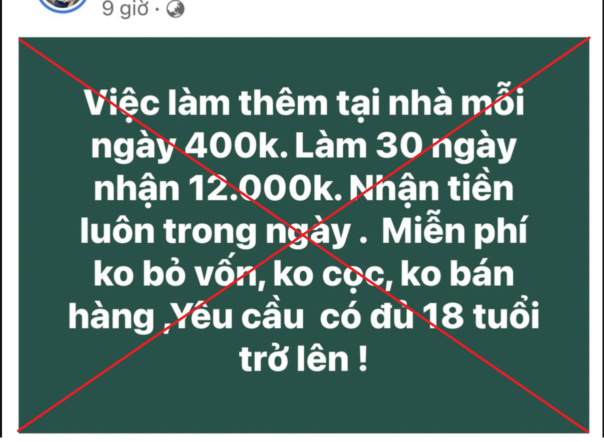 Tràn lan các hội nhóm tìm việc làm full, partime trên Facebook.