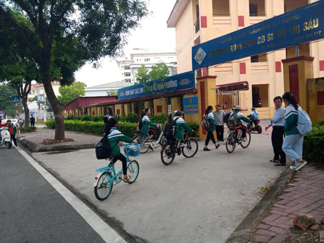Trường THCS Võ Thị Sáu (TP Hải Dương). (Ảnh: Website nhà trường)