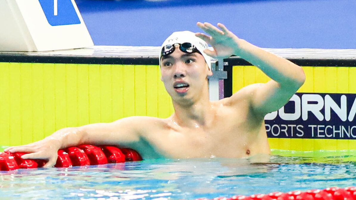 Nguyễn Huy Hoàng tiếp tục thi đấu ở nội dung 400m.