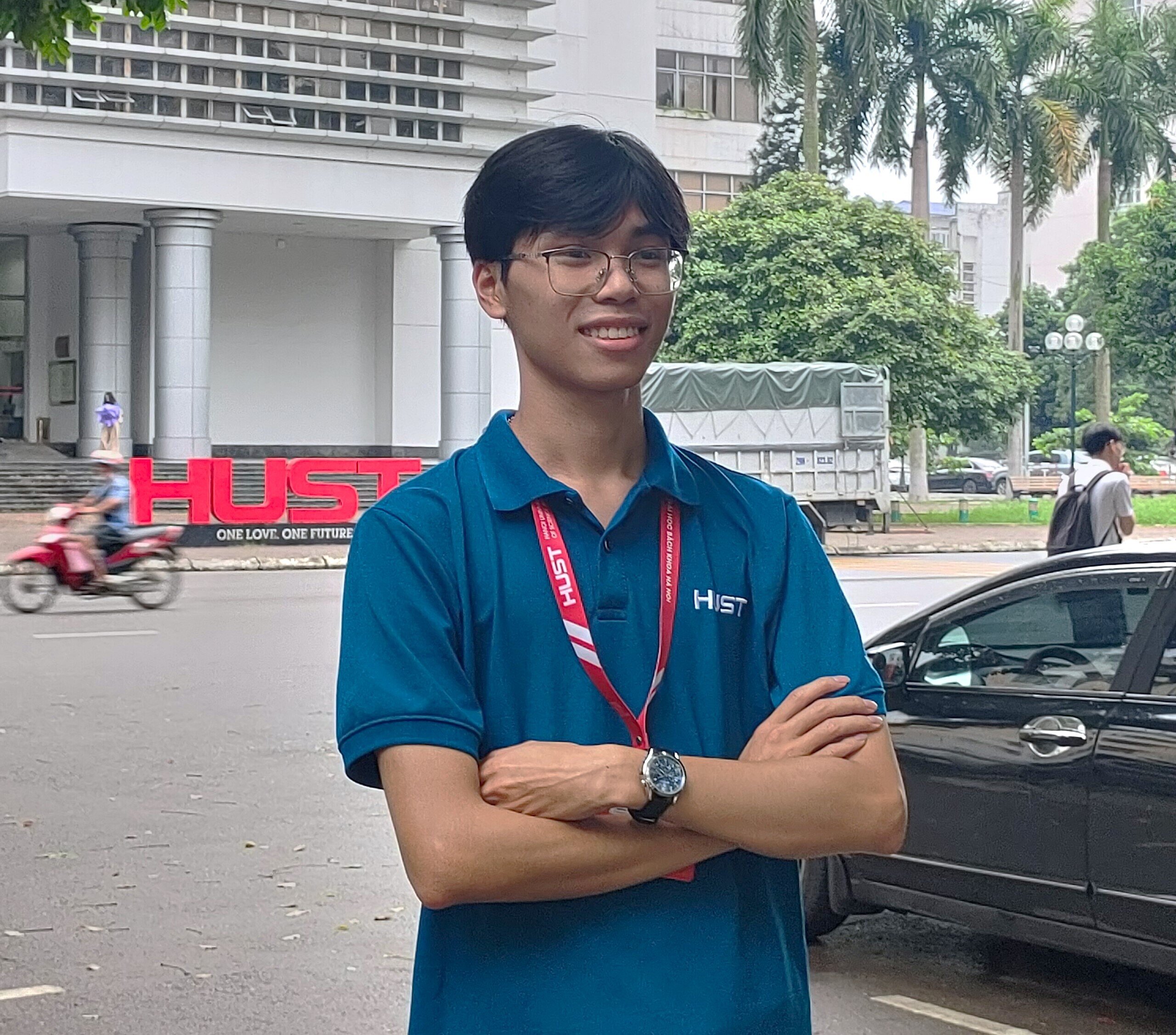 Nguyễn Tuấn Hùng, sinh viên năm 4 ngành Kỹ thuật điều khiển tự động hóa, Đại học Bách khoa Hà Nội.