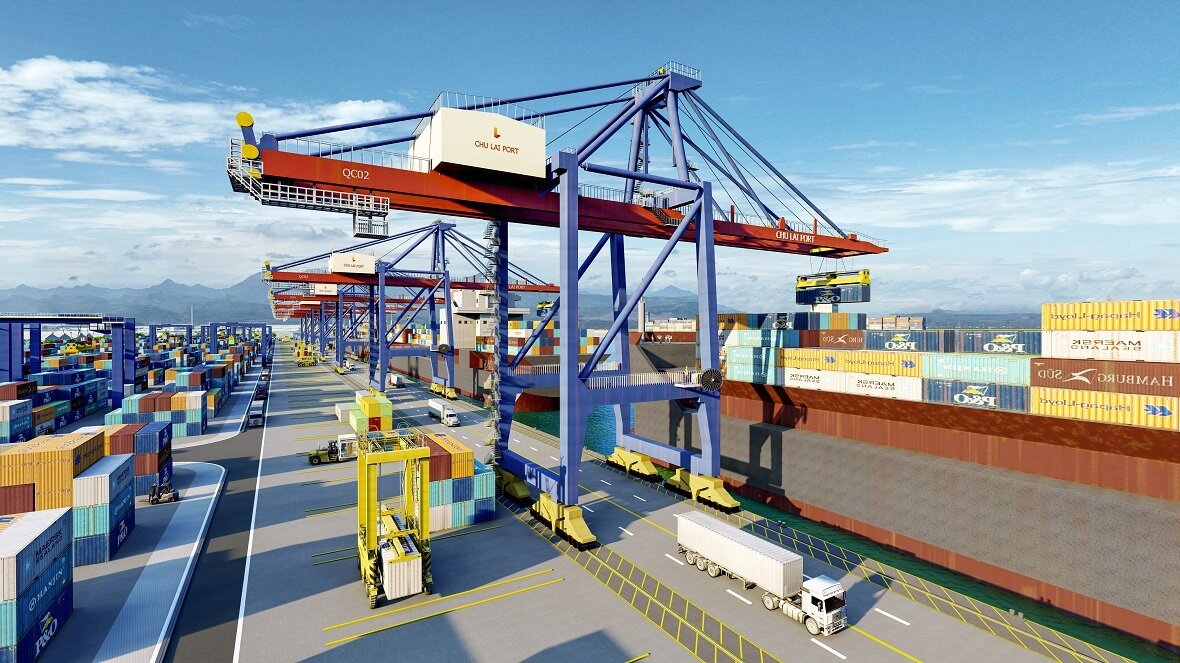 Cảng biển quốc tế Chu Lai sẽ đưa vào vận hành bến cảng 5 vạn tấn và thiết bị xếp dỡ hiện đại vào năm 2024.