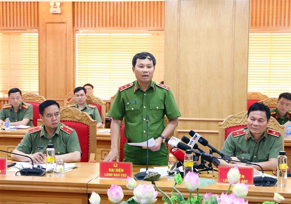 Trung tướng Trần Ngọc Hà, Cục trưởng Cục Cảnh sát hình sự Bộ Công an.