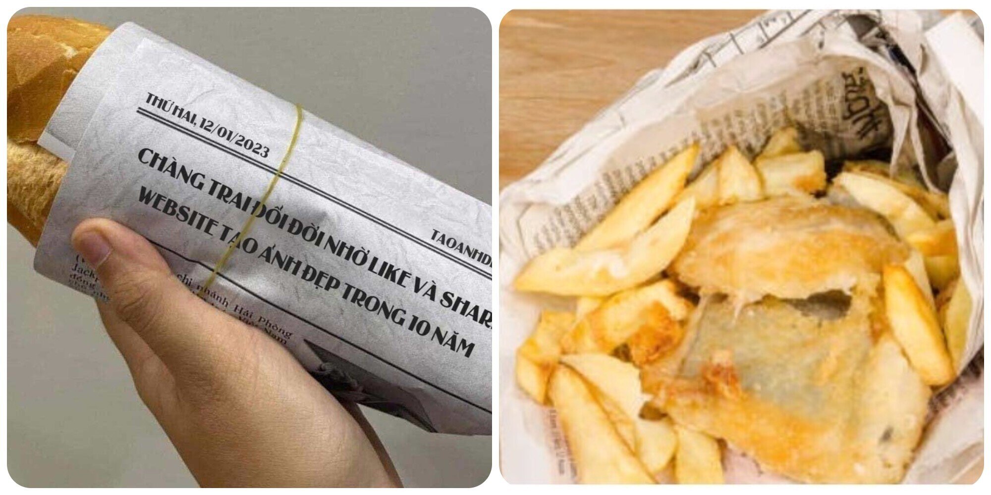 Các chuyên gia khuyên không nên ăn bánh mì gói trong giấy báo.