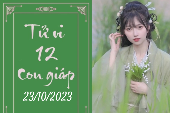 Tử vi vui 12 con giáp hôm nay ngày 23/10/2023: Mùi chơi vơi, Dần cải thiện (Ảnh minh họa).