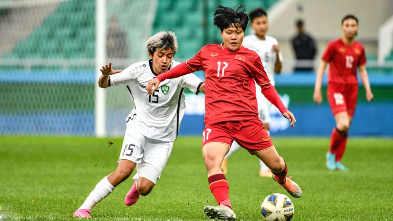 Đội tuyển nữ Việt Nam thua đối thủ bị đánh giá thấp hơn. (Ảnh: AFC)
