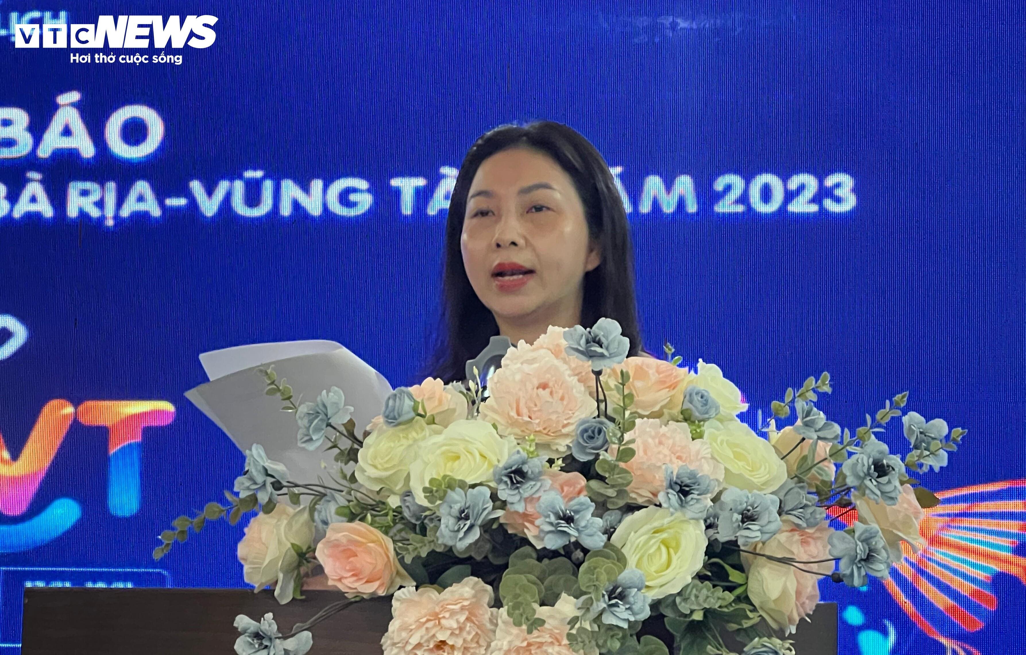 Bà Trần Thu Hiền, Phó Giám đốc Sở Du lịch tỉnh Bà Rịa - Vũng Tàu.