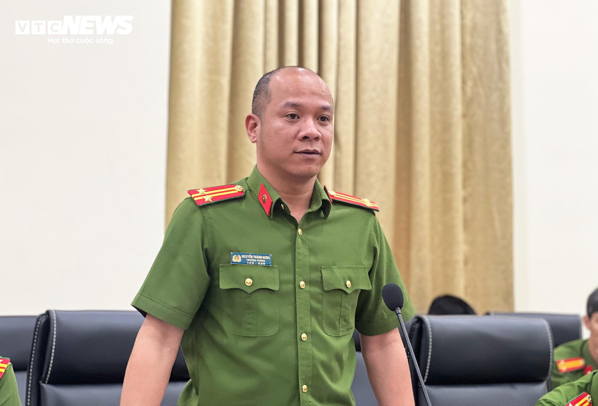 Trung tá Nguyễn Thành Hưng, Trưởng phòng Cảnh sát Hình sự, Công an TP.HCM.