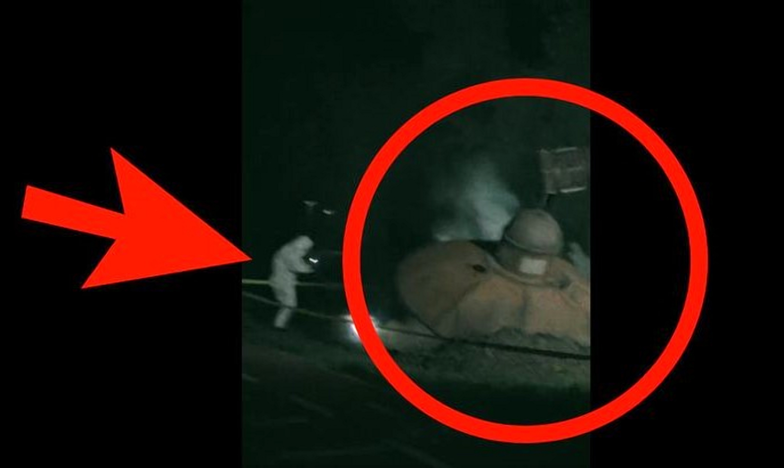 Trong video, có người mặc bộ đồ bảo hộ hazmat trắng đang tiến hành khám xét hiện trường vụ tai nạn. (Ảnh: Google)