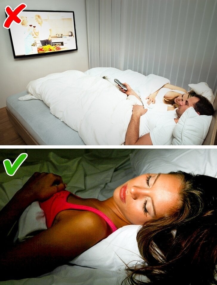 Những người được nghỉ ngơi tốt đốt cháy thêm 20% calo sau khi ăn hơn những người ngủ ít hơn. (Ảnh: Brightside)