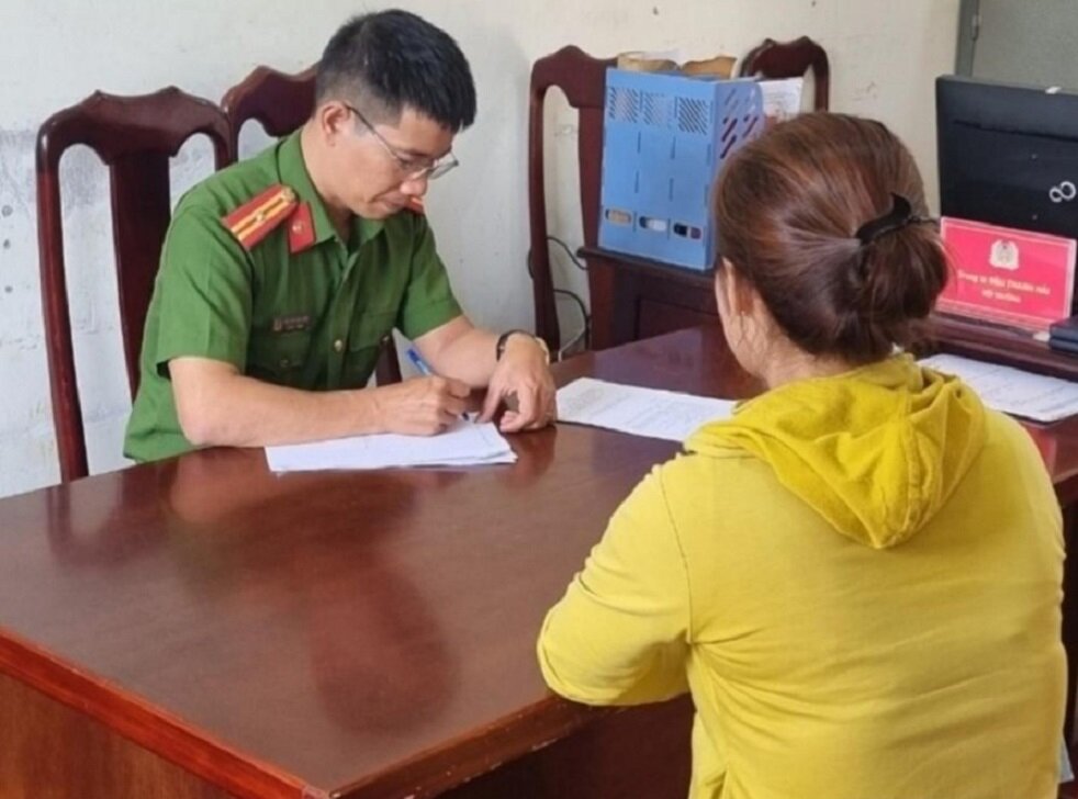Cơ quan điều tra làm việc với Nguyễn Thị Phúc.