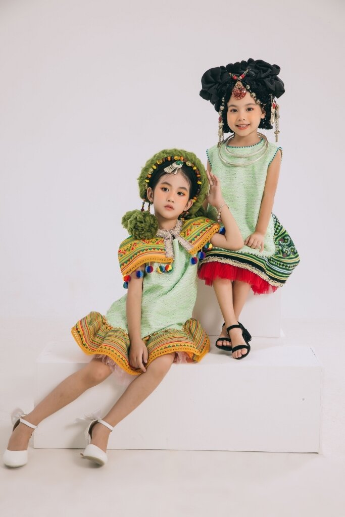 Nhiều người ví von bé có thần thái của một Beauty Queen trong tương lai. Hoàng Diệp từng tham gia International Fashion Festival diễn ra hồi tháng 6 tại Bali, Indonesia.