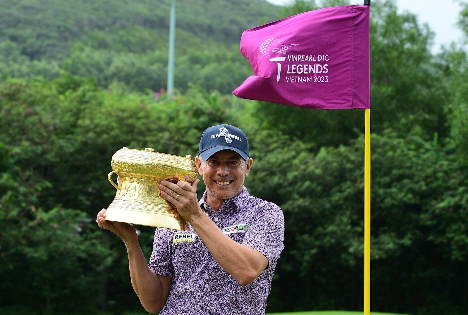 Golfer Adilson Da Silva giành chức vô địch.