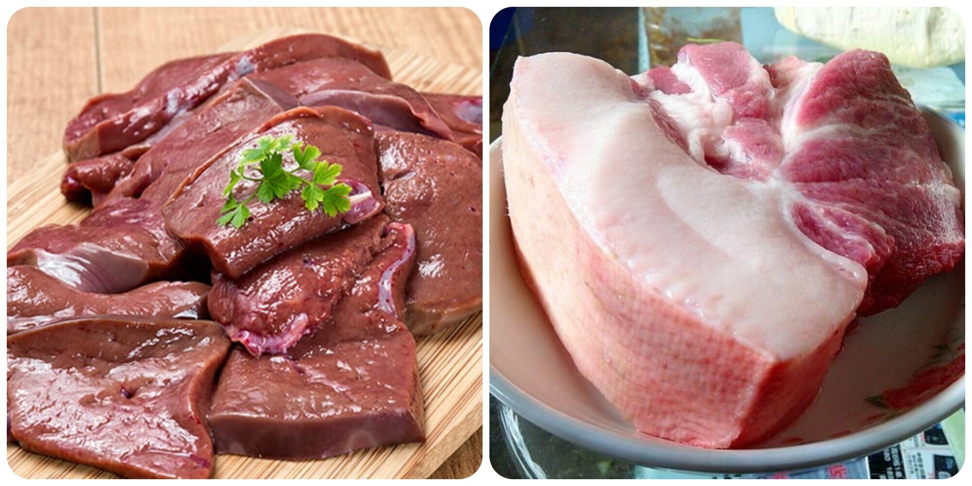 Gan và phần thịt cổ lợn được các chuyên gia khuyến cáo không nên ăn nhiều
