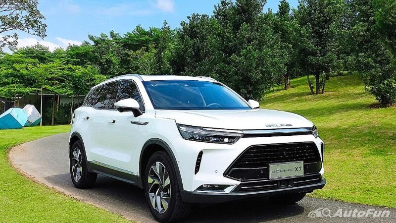 Baic Beijing X7 Deluxe là một mẫu SUV 5 chỗ cỡ vừa được sản xuất bởi hãng xe Trung Quốc BAIC Motor. (Ảnh: AutoFun.vn)