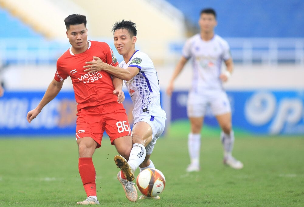 Viettel chạm trán Hà Nội FC ở vòng 6 V.League 2023/24. (Ảnh: VPF)