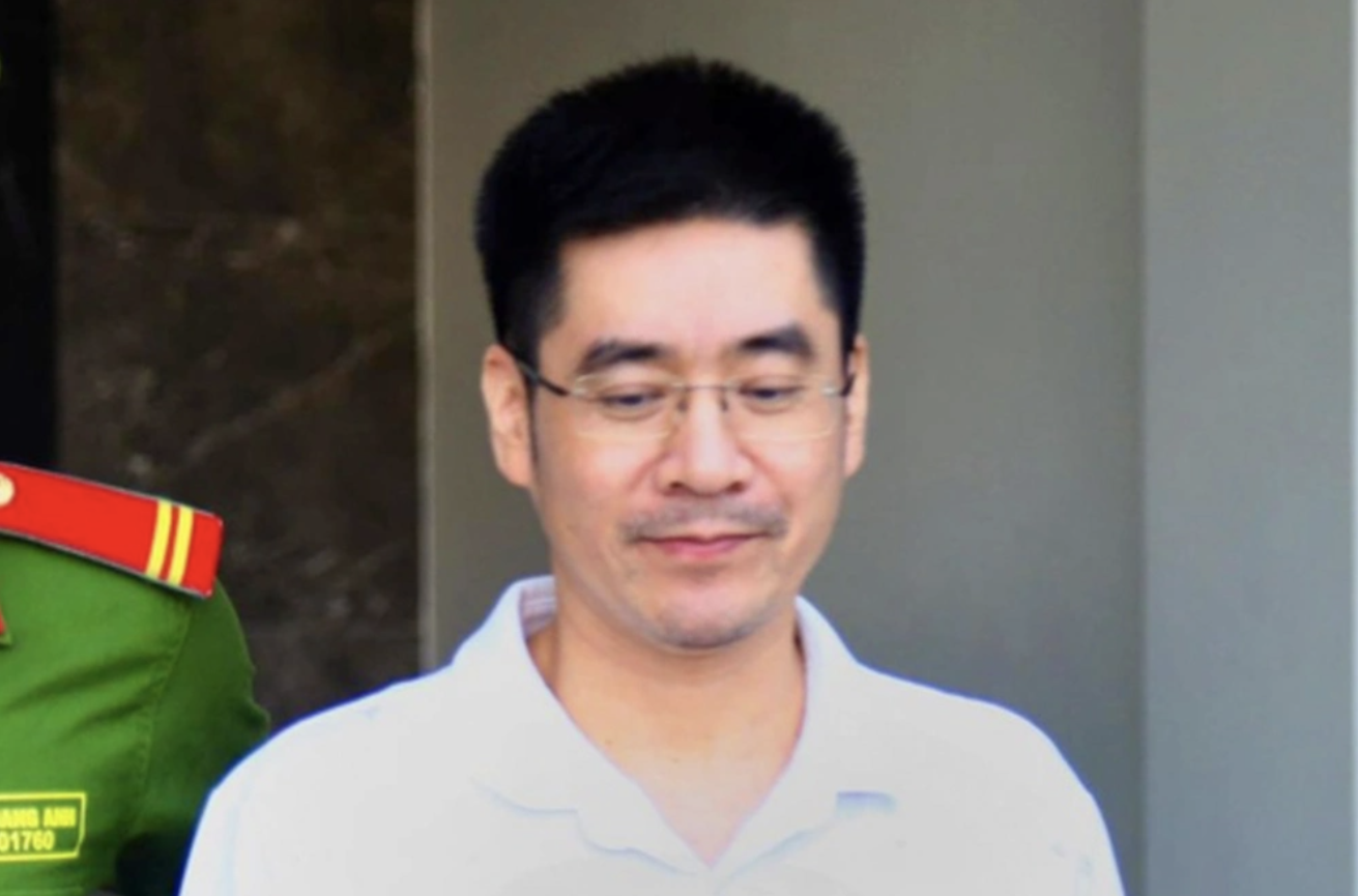 Cựu điều tra viên Hoàng Văn Hưng tại toà sơ thẩm.