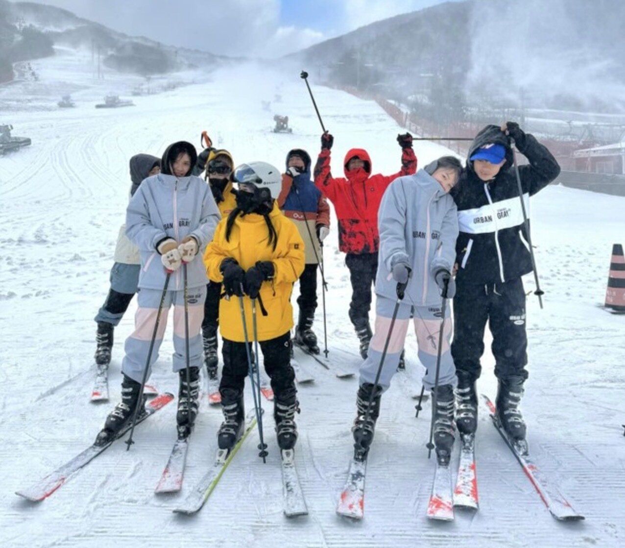 Bộ môn trượt tuyết đòi hỏi sự kiên nhẫn của du khách. (Ảnh: Hiền Hoàng)