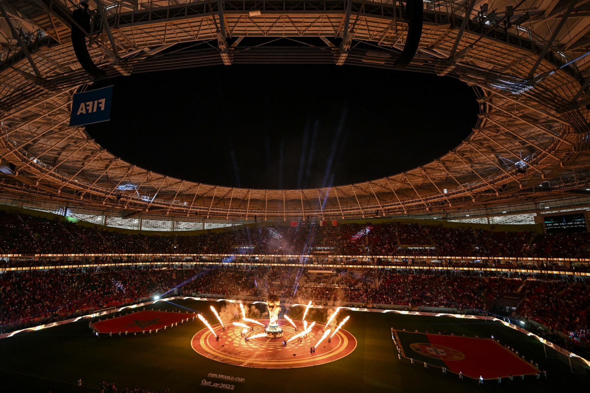 Sân Al Thumama cũng là địa điểm diễn ra các trận đấu tại World Cup 2022. Sức chứa của sân lên tới 44.000 chỗ ngồi. (Ảnh: Getty)