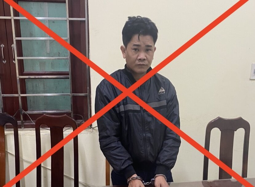 Nghi phạm Nguyễn Văn Thủ tại cơ quan công an (Ảnh: CA Bắc Giang).