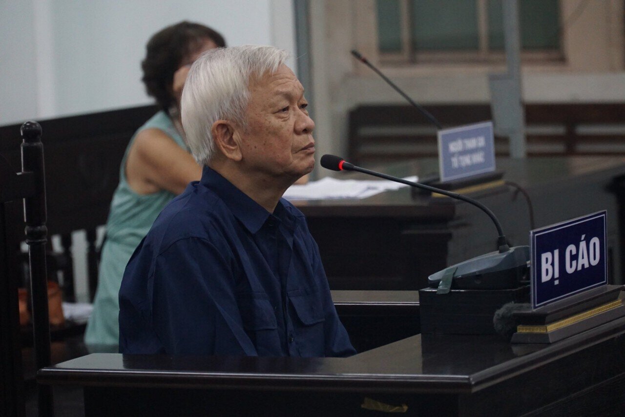 Ông Nguyễn Chiến Thắng Đào Công Thiên tại phiên toà gần đây.