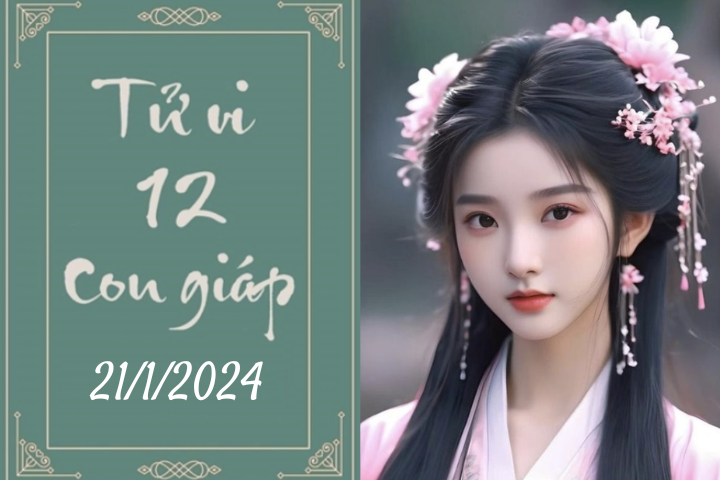 Tử vi vui 12 con giáp hôm nay ngày 21/1/2024: Ngọ trục trặc, Tỵ vững tin (Ảnh minh họa).