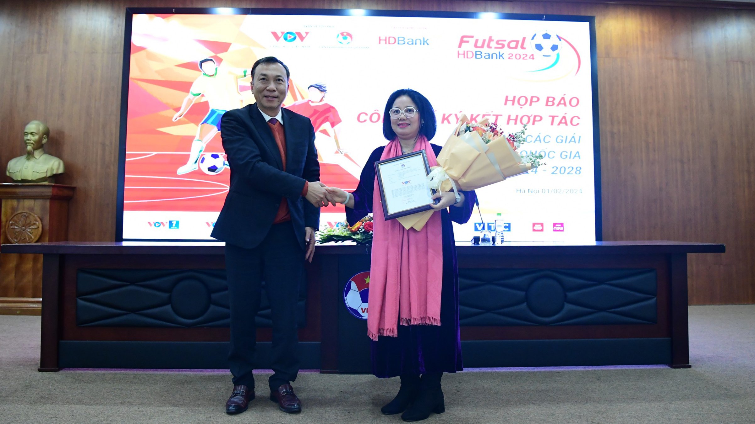 VOV hợp tác tổ chức các giải futsal Quốc gia giai đoạn 2024-2028. (Ảnh: Dương Thuật)