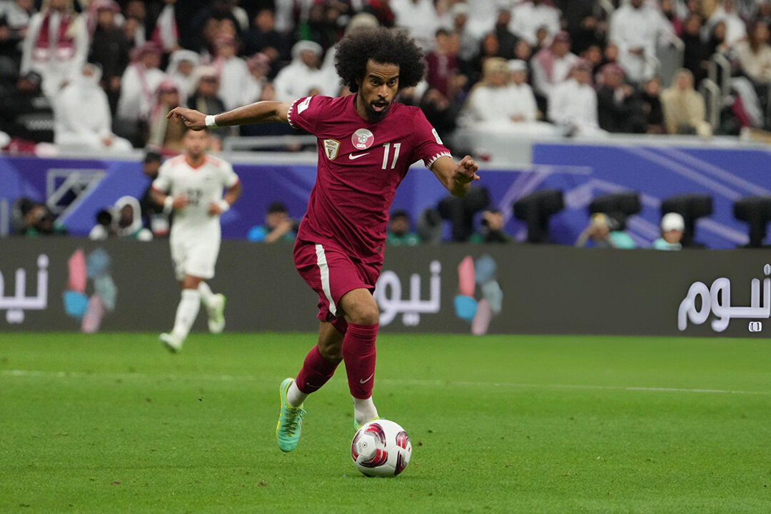 Akram Afif là chân sút số một của Qatar.