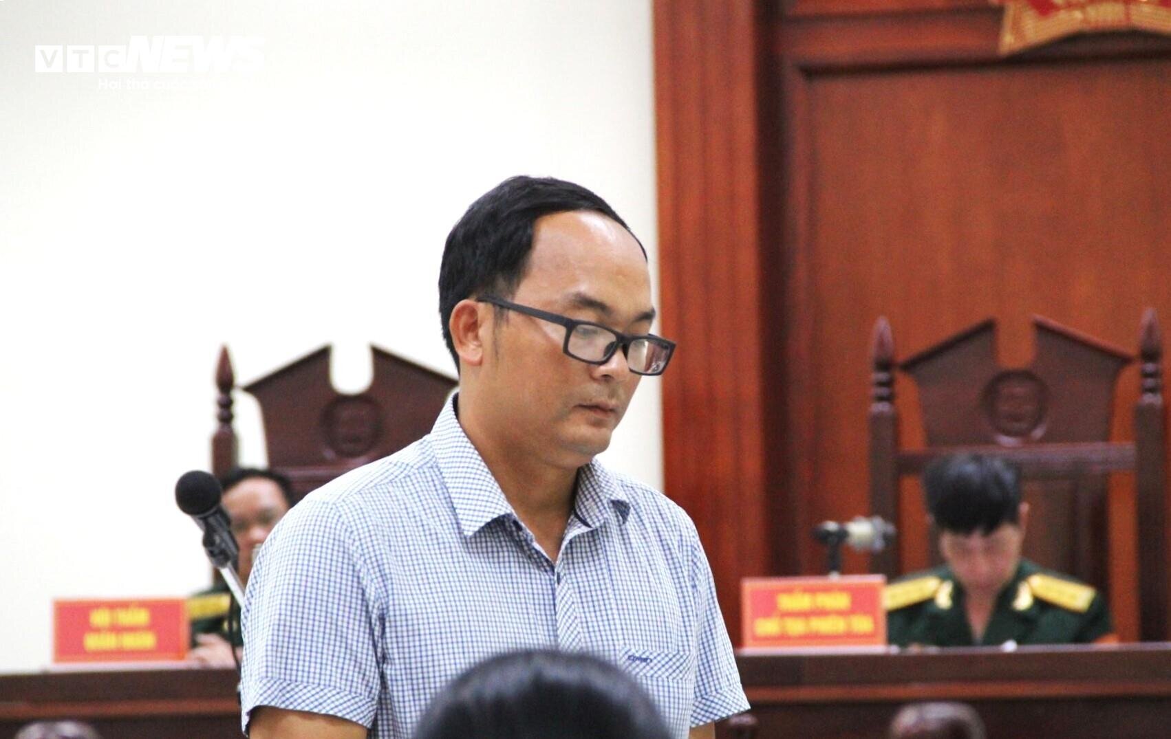 Bị cáo Hoàng Văn Minh tại phiên tòa xét xử sơ thẩm hồi tháng 12/2023.