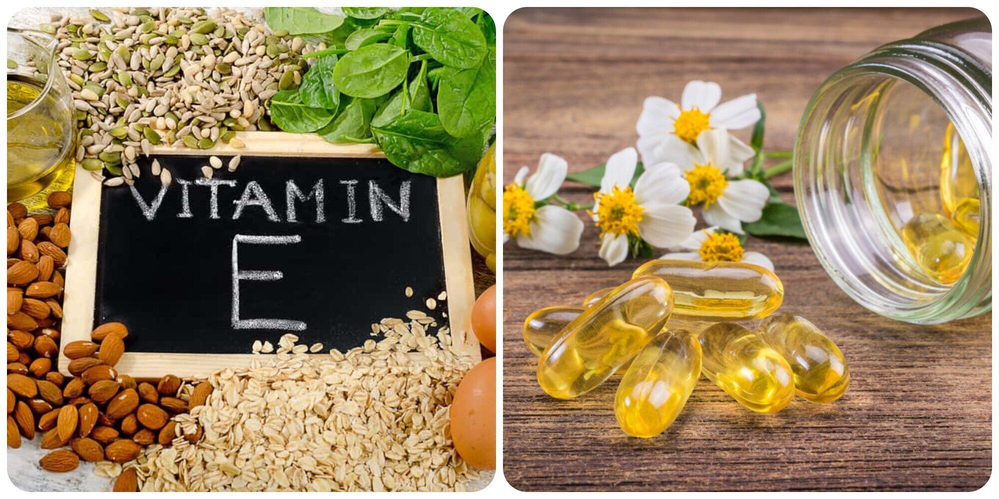 Vitamin E mang lại nhiều lợi ích đối với sức khoẻ.