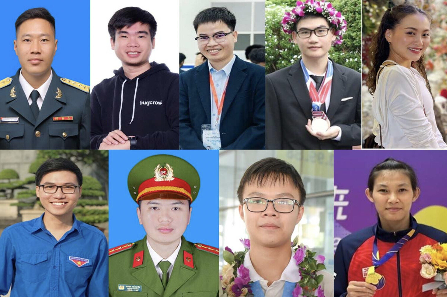 Chân dung 9 gương mặt trẻ Việt Nam triển vọng năm 2023. (Ảnh: BTC)