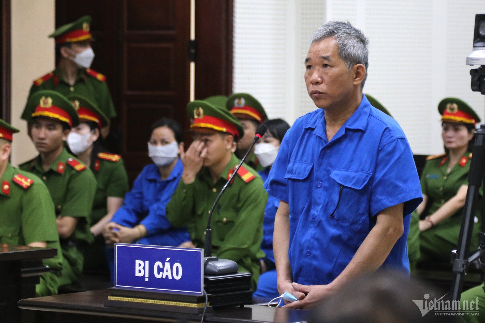 Bị cáo Trương Xuân Đước tại phiên toà.
