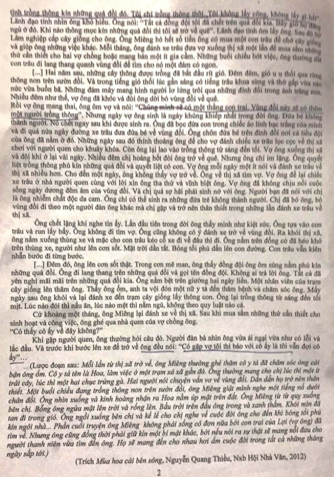 Đề kiểm tra Ngữ Văn lớp 10 dài đến 3 trang giấy gây tranh cãi - 2