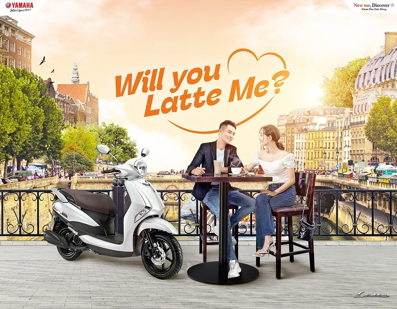 Yamaha Latte phiên bản tiêu chuẩn. (Ảnh: Yamaha)