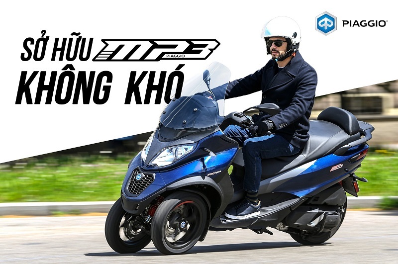 Piaggio MP3 400 Sport. (Ảnh: Piaggio)