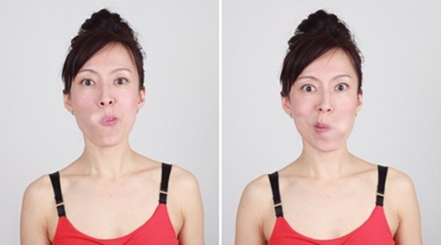 Các bài tập cơ mặt có thể giúp chúng ta cải thiện vẻ ngoài khuôn mặt. (Ảnh: Pinterest)