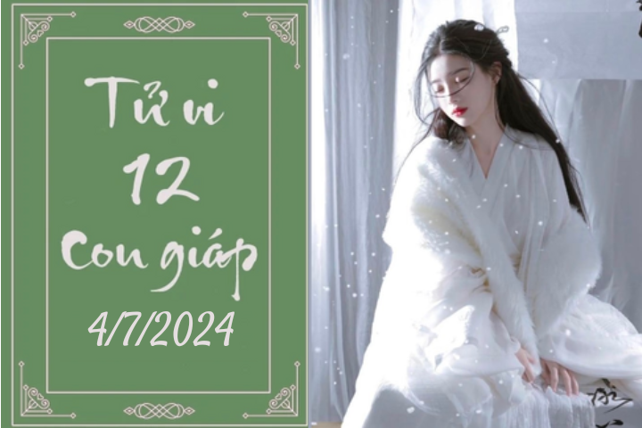 Tử vi 12 con giáp hôm nay ngày 4/7/2024: Dậu chăm chỉ, Tý hài lòng (Ảnh minh hoạ).