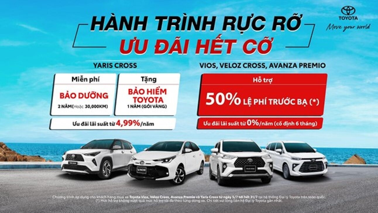 Ngập tràn ưu đãi khi mua Vios, Veloz Cross, Avanza Premio và Yaris Cross - 1