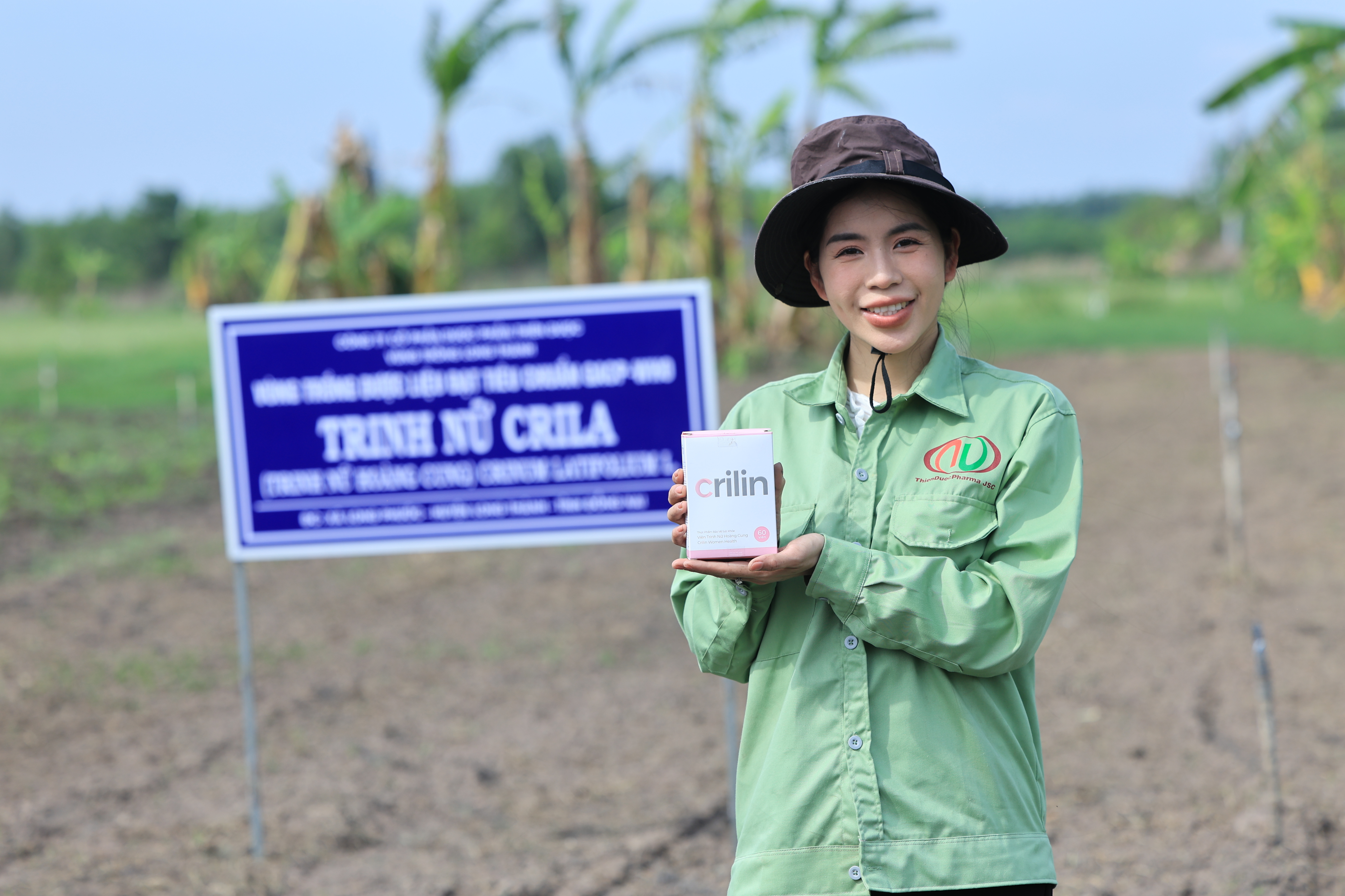 Trinh nữ Crila từ vùng trồng đạt chuẩn GACP-WHO được đảm bảo organic và hàm lượng hoạt chất cho sản xuất.