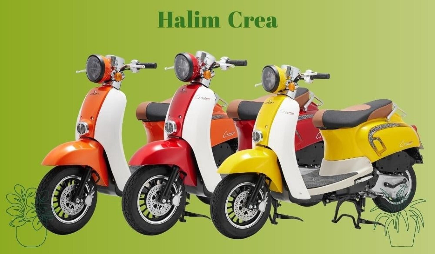 Xe tay ga 50cc Halim Crea. (Ảnh minh họa).