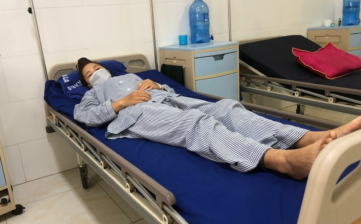 Chị Xươi phải truyền máu 2 tháng một lần. (Ảnh: NVCC)