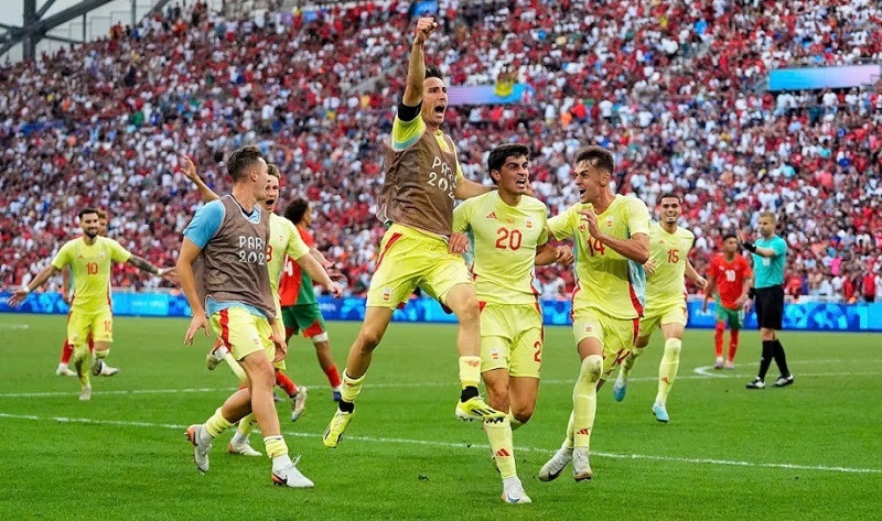 Pháp chạm trán Tây Ban Nha tại Olympic bóng đá nam.