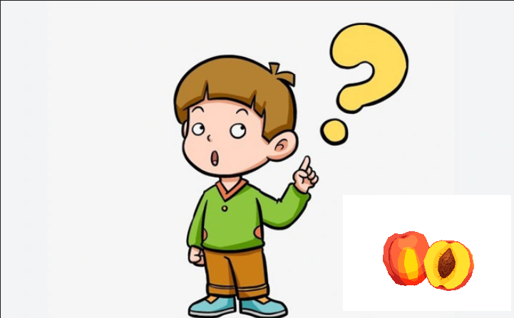 Đố bạn trong 15 giây tìm ra số lượng quả đào của mỗi người. (Ảnh minh họa)